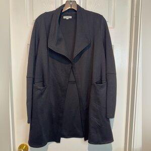 Max Studio Black Long Sleeve Shacket. Size S